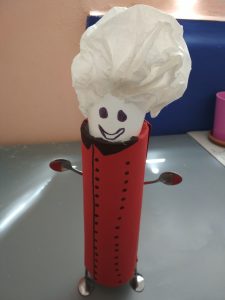 our mascot cooking